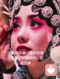 岁月不语，缘份自有归期。一程相伴，已是万幸。
如果有天我们不再频繁聊天，不再分享日常，希望你想起我时，心里是暖的，嘴角是轻扬的，会轻声说一句：这个人，我曾经真心在意过。后来才懂，人与人之间，本就不必强求同行到底。不必预设结局，不必捆绑未来，相遇时真诚，相处时用心。剩下的交给时间和缘份。岁月不语，缘份自有归期。一程相伴，已是万幸。配图