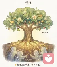祭祖连根的意义
祭祖连根的核心意义在于通过感恩与连接，承接祖先的能量与智慧，从而滋养当下生命，促进家族兴旺。这不仅是传统孝道的体现，更是一种关乎个人成长与家族命运的生命实践。

1. 生命之根：确立身份与归属
将生命比作一棵树，祖先就是深埋地下的根。连根意味着确认自己的来处，明白个人是家族血脉与精神的延续。这种连接能带来内心的安稳与自信，让人不再孤立无援，而是扎根于一个更宏大的生命系统中。

2. 能量传承：汲取力量与福报
传统观念认为，祖先的能量会潜移默化地影响后代。祭祖连根被视为一种与祖先能量互通的途径，旨在释放家族中可能存在的负面业力，同时承接其积累的福慧。这并非迷信，而是一种心理暗示与精神赋能，帮助个体获得面对生活的勇气、力量与智慧。

3. 孝道实践：传承家风与责任
祭祖是孝道的延伸，不仅是对逝者的缅怀，更是对生者的教化。它提醒人们感恩先辈的辛勤付出，从而更珍惜当下，并肩负起传承优良家风、光耀门楣的责任。一个懂得连根的家族，更有可能形成团结互助、积极向上的氛围，实现代代兴旺。

4. 心灵疗愈：化解隔阂与怨恨
连根的过程也是一次心灵的洗礼。它鼓励人们放下对祖先或父母的成见与怨恨，以一颗感恩和宽容的心去理解他们的不易。这种和解能释放内心的负面情绪，转化为积极向上的生命动力，改善人际关系，促进家庭和谐。

总之，祭祖连根是一种回归根本、连接源头的生命修行。它提醒我们，个人的命运与家族紧密相连，唯有根深，才能叶茂，唯有不忘本，才能更好地开创未来。