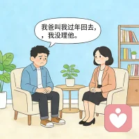 个案分享：
图画中，那个走个过场的建议，我以为是在帮TA省力气，其实是让TA再委屈自己一次。
如果你是我，你会说什么？
如果你是TA，那一刻你希望听到什么？

#心理咨询 #边界感 #创伤知情 #咨询师也是人