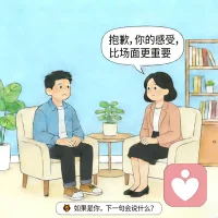 个案分享：
图画中，那个走个过场的建议，我以为是在帮TA省力气，其实是让TA再委屈自己一次。
如果你是我，你会说什么？
如果你是TA，那一刻你希望听到什么？

#心理咨询 #边界感 #创伤知情 #咨询师也是人