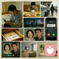 好的亲情，不是讲台，而是港湾。
后来才懂，最高级的爱是“我懂”。❤️