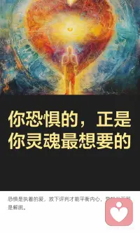 恐惧是呼唤觉醒的爱
恐惧是等待被看见的爱配图