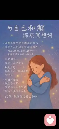 慢慢和自我和解配图