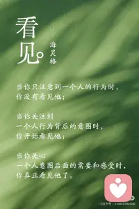 看见是最深的爱配图