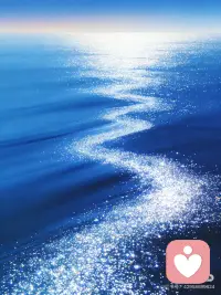 那一抹温柔的蓝配图