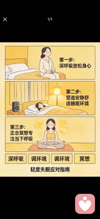 轻度失眠应对指南配图
