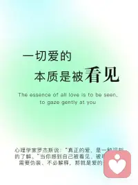 一切爱的本质是被看见配图