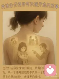身体会记得所有未被疗愈的故事 ./
摸摸你的肩颈、后背、或是那个时常发紧的胃...
那些僵硬、板结、隐隐作痛的地方，✨
或许正封存着一个未被倾听的故事，
一个被遗忘的期待，或一处心灵的旧伤。
身体用不适提醒我们很多年，
直到我们终于愿意停下来，温柔地问：
“你想告诉我什么？”
“谢谢你，我知道了。”
用心向身体低语这份看见与承诺：
“从今天起，我会好好照顾你，聆听你，疗愈那些未完的故事。”
当我们以接纳与柔软回应，
身体的智慧便被唤醒。
僵硬开始消融，能量重新流动，
情绪得以释放，脏腑重归和谐。
柔软，是生命本然的通畅状态。
> 你，准备好聆听身体的语言了吗？配图
