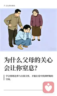 学会情绪边界和自我关怀
才能在爱中找到呼吸的空间配图