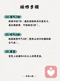 4-7-8呼吸法
神经系统天然的镇定剂
由美国哈佛大学医学博士研发配图