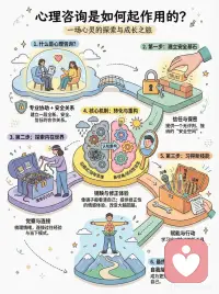 心理咨询师是如何起作用的？配图