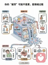 你的“疲劳”可能不是累，是情绪过载配图
