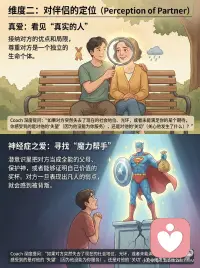 为何你的爱情总是充满控制和抓马？霍妮解读
心理学家卡伦·霍妮有句话特别精准地刺破了许多“深情”背后的真相：
“在真正的爱中，爱的感受是最主要的；而在病态的爱中，最主要的感受乃是安全感的需要，爱的错觉不过是次要的感受罢了。”
很多时候，我们以为爱得轰轰烈烈、死去活来就是真爱。其实，那可能只是一个溺水的人，出于本能死死抱住了一根圆木。你爱的不是圆木，而是它提供的“浮力”（安全感）。
结合霍妮的理论，我做了这5张图，带大家从5个维度深度拆解你的亲密关系。
👇滑动查看5组扎心对比👇
图1️⃣：动力的源头（Motivation）
✨真爱是“能量溢出”： 我自身丰盈，想要与你分享生命，滋养彼此成长。
🥀病态爱是“匮乏填补”： 我内心是一个黑洞，独自面对世界太焦虑，必须抓住你才能生存。
图2️⃣：对伴侣的定位（Perception）
✨真爱是看见“真实的人”： 拿着放大镜接纳你的优点和局限，爱具体而真实的你。
🥀病态爱是寻找“魔力帮手”： 把你神化成全能父母或拯救者。一旦你表现出凡人的弱点，我就感觉被背叛了。
图3️⃣：面对拒绝和分离（Rejection）
✨真爱是“能够承受”： 你需要空间，我会失落，但我的核心价值不会因此崩塌。
🥀病态爱是“灾难化体验”： 你的拒绝等于宣告我的“死亡”。我会瞬间暴怒（毁了你）或极度卑微（求求你别走）。
图4️⃣：控制与服从（Control vs Mutuality）
✨真爱是“互助与平等”： 像两个园丁，允许差异，无需强行改变对方。
🥀病态爱是“隐蔽的控制”： 要么用强权勒索：“我爱你你必须听我的”；要么用软弱勒索：“你爱我就该为我承担一切”。
图5️⃣：爱的感受质地（Feeling Quality）
✨真爱是“温暖稳定”： 像在夕阳下喝茶，能在平淡中感受到深刻的连接与滋养。
🥀病态爱是“抓马过山车”： 必须有大起大落的Drama证明爱的存在，一旦平淡就心慌。
写在最后：
做这个区分，不是为了给自己贴上“有病”的标签进行自我审判。
霍妮告诉我们，我们大多数人都在这两者之间摇摆。觉察，是疗愈的开始。
当你意识到自己是在“抓取安全感”而不是在“爱”的时候，你就可以停下来，抱抱内心那个受惊吓的小孩，而不是向外索取。配图