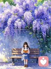 坠入蓝紫色的梦境里🌿
把春天的浪漫，读进蓝花楹的花期里。
寻了个周末，躲进这片紫雾弥漫的森林。
阳光透过枝叶的缝隙，碎金般洒在书页上，
时光仿佛在这一刻静止了。
原来最惬意的时光，
是在开满花的树下，
心无旁骛地，只属于自己的一小时。配图
