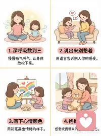 教孩子用这12个方法处理情绪
[红色心形R] 情绪没有对错，学会表达才是第一课
[庆祝R] 收藏了这12个情绪小妙招
👶希望帮孩子把坏情绪温柔安放
[拔草R] 拥有感知快乐的超能力配图