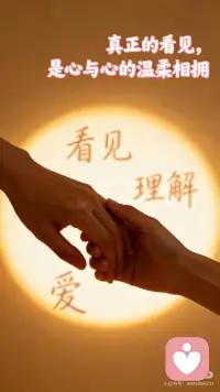 爱，始于看见，终于深爱｜海灵格《看见》的
心灵成长里常说“看见即疗愈”，但很多时候我们只盯着别人的行为评判，没真正看懂人家的心思。真正的看见是放下评判，去理解对方的感受和需要。
大白话总结：先说明白“看见”不是光看表面，得往心里去才算。
第一部分：海灵格的诗《看见》——生命与生命的相遇
海灵格的诗里说，只看行为不算看见，看懂行为背后的意图算开始，能关心到人家的感受和需要才是真看见；对自己也是一样，看懂自己的感受才算爱自己，尊重别人和自己的真实样子，真爱就来了。
大白话总结：把海灵格的诗拆成好懂的话，讲清“看见别人”和“看见自己”到底是啥意思。
第二部分：拆解“看见”的三个层次——从表面到心底
🌱 第一层：看见行为——停在表面，等于没看见
内容：只看别人做了啥（比如孩子成绩差、伴侣沉默）就下判断，其实没看懂人家，就像只看到冰山露在水面的部分。
大白话总结：光看表面行为（比如孩子考砸就骂），根本不算看懂对方。
🌿 第二层：看见意图——多走一步，开始靠近
内容：多想想对方为啥这么做（比如孩子考差可能怕你失望，伴侣沉默可能是累了），才算开始懂人家。
大白话总结：多琢磨下对方行为的原因，才算慢慢靠近他的心思。
🌳 第三层：看见需要与感受——心与心的相遇，才是真看见
内容：知道对方真正需要啥（比如孩子要你的包容，伴侣要你的陪伴），才算彻底看懂，这时候心和心就连上了。
大白话总结：摸清对方的真实需求和感受，才算真的看懂、心连心了。
第三部分：别忘看见自己——和自己和解，才是生长的力量
内容：我们总对自己太苛刻，其实该像安慰朋友一样安慰自己，问问自己累不累、需要啥，接纳自己的不完美，才算爱自己，这能让自己更有力量。
大白话总结：别总苛责自己，像对朋友一样温柔对自己，接纳不完美就是爱自己。
💌 写在最后
看见是一种选择，选了理解和包容，看懂别人也看懂自己，爱就来了，关系和心情都会变好。
学会看懂别人和自己，日子会更舒心，爱也会越来越多。配图