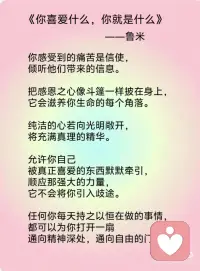 你喜爱什么
你就是什么
—鲁米配图