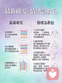 😭 你的病可能是气出来的！
姐妹们！最近看到一句话直接破防了——血压高是急出来的，心不好是压抑出来的...这不就是说的我们吗？
每天为了工作焦虑、为了人际关系内耗，结果身体垮了都不知道！👇
✨ 血压高 = 急出来的
遇到事情就心跳加速、血压飙升？长期焦虑会让交感神经过度兴奋，心脏像个超负荷工作的泵，高血压找上门！
✨ 肝不好 = 怒出来的
老祖宗说怒伤肝真不是说着玩！经常发火会影响肝的疏泄功能，越生气越容易暴躁，恶性循环！
✨ 失眠 = 操心过度出来的
躺在床上胡思乱想翻来覆去？情绪紊乱直接打乱睡眠节律，越焦虑越睡不着！
✨ 结节和乳腺病 = 气出来的
80%的胃病患者都有长期情绪压抑史！女性更要小心，情绪积压真的会长在身上！
✨ 颈椎不好 = 扛得太久出来的
肩膀一直紧绷？这可能是情绪压抑的躯体化表现，身体用疼痛提醒你该关注情绪了！
✨ 焦虑症 = 要强得来的
什么都想做好、不允许自己失败？长期的精神紧绷会引发神经递质失衡，焦虑症悄悄找上门！
🔥 最新研究证明：
乐观情绪能让冠心病发病率降低35%
有心理困扰的癌症患者死亡风险高出54%
长期抑郁的人免疫力比普通人低30%
姐妹们，身体不会撒谎！当它发出求救信号时，别硬抗！
💡 学会这些情绪急救：
太冲穴疏肝 - 足背第一、二跖骨间，一按三揉，早晚各30次
腹式呼吸 - 5分钟放空自己
找出口宣泄 - 运动、倾诉、写日记，别把情绪憋在心里！
记住：情绪不是敌人，它是在提醒你该爱自己了！配图