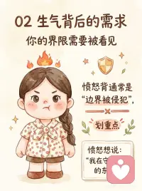 读懂情绪背后的需求💡情绪急救指南｜和
👉那些突然涌上来的情绪，像天空飘过的云☁️，看似随机，其实藏着心底的悄悄话。最近发现，读懂情绪背后的需求，就像找到了打开心门的钥匙。
👉当你莫名烦躁时，别急着责怪自己。那可能是身体在喊“我需要呼吸”🌬️，给生活留白，让紧绷的弦松一松，反而能听见内心的声音。
👉委屈的时候，试着蹲下来抱抱自己。眼泪不是软弱，是心灵在给情绪找出口💧。承认“我需要被看见”，比硬撑着假装坚强更有力量。
👉焦虑像小刺猬蜷在心里？问问自己：“这是真实的危险，还是想象的风暴？”✨把担忧写下来，会发现大多烦恼不过是纸老虎，一戳就破。
👉最后想对你说：情绪没有好坏，每一种感受都值得被温柔对待💖。学会和自己的情绪和解，就像给心灵撑了一把伞，无论晴雨，都能从容前行。配图