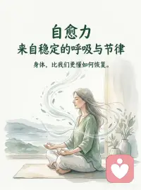 自愈力 来自稳定的呼吸和节律配图