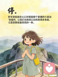 突然好轻松啊｜原生家庭的痛，我终于学会一键“翻篇
你是不是也总在深夜“复盘”过去：
如果当时没听爸妈的话…
如果当时敢为自己争取…
如果…是不是现在会不一样？
🌌 然后陷入自责循环：
“是我选错了”
“是我性格不好”
“是我不够幸运”
停。
把手轻轻放在心口
对里面那个紧绷的小孩说
“亲爱的，以我们当时的认知和处境
那条路，已经是眼前最亮的一条。”
你发现了吗？
那些反复回放的“错误选择”
底层都藏着同一种声音：
“我必须完美，才对得起这份人生。”
而这个声音，往往来自
早年那个需要你“懂事”“优秀”
才能获得认可的家庭剧本。
灵性视角里有个温柔真相：
没有白走的路，哪怕它充满荆棘。
每一次“错误”
都是灵魂为了学习特定课题
——比如尊重自己、设立边界、释放恐惧
——而主动选择的体验场景。
所以真正的疗愈
不是穿越回去修改代码
而是在当下认出程序并升级系统：
✨ 第一步：停止“内心父母”的审判
当自责声响起，温柔打断：
“我看到你在用旧地图责备自己了。
现在，我是自己的养育者。”
✨ 第二步：把“后悔”翻译成“灵魂需求”
• “后悔顺从”≈“我的自主权需要被尊重”
• “后悔沉默”≈“我的声音值得被听见”
• “后悔付出”≈“我的边界需要被加固”
✨ **第三步：进行“时间线整合”冥想**
闭上眼睛，想象现在的自己
穿越回去拥抱当时做决定的你
在她耳边说：
“谢谢你用当时的智慧保护了我们。
现在，我来接管了。”
你会发现
原生家庭给你的最深礼物
恰恰是那份“不完美”的体验
它让你在破碎处生出自己的理解
在黑暗中长出独特的灵性触角
就像那句照亮无数人的话：
“翻篇不是为了原谅谁
而是为了把专注力，从过去的舞台
彻底收回到自己生命的导演椅。”
从今天起
练习把“如果当初…”
换成“此刻开始…”
你的灵魂从来不需要完美往事
它只需要你
把那些反复灼烧过去的能量
全部转为：创造当下的光配图