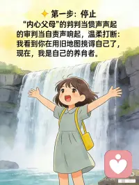 突然好轻松啊｜原生家庭的痛，我终于学会一键“翻篇
你是不是也总在深夜“复盘”过去：
如果当时没听爸妈的话…
如果当时敢为自己争取…
如果…是不是现在会不一样？
🌌 然后陷入自责循环：
“是我选错了”
“是我性格不好”
“是我不够幸运”
停。
把手轻轻放在心口
对里面那个紧绷的小孩说
“亲爱的，以我们当时的认知和处境
那条路，已经是眼前最亮的一条。”
你发现了吗？
那些反复回放的“错误选择”
底层都藏着同一种声音：
“我必须完美，才对得起这份人生。”
而这个声音，往往来自
早年那个需要你“懂事”“优秀”
才能获得认可的家庭剧本。
灵性视角里有个温柔真相：
没有白走的路，哪怕它充满荆棘。
每一次“错误”
都是灵魂为了学习特定课题
——比如尊重自己、设立边界、释放恐惧
——而主动选择的体验场景。
所以真正的疗愈
不是穿越回去修改代码
而是在当下认出程序并升级系统：
✨ 第一步：停止“内心父母”的审判
当自责声响起，温柔打断：
“我看到你在用旧地图责备自己了。
现在，我是自己的养育者。”
✨ 第二步：把“后悔”翻译成“灵魂需求”
• “后悔顺从”≈“我的自主权需要被尊重”
• “后悔沉默”≈“我的声音值得被听见”
• “后悔付出”≈“我的边界需要被加固”
✨ **第三步：进行“时间线整合”冥想**
闭上眼睛，想象现在的自己
穿越回去拥抱当时做决定的你
在她耳边说：
“谢谢你用当时的智慧保护了我们。
现在，我来接管了。”
你会发现
原生家庭给你的最深礼物
恰恰是那份“不完美”的体验
它让你在破碎处生出自己的理解
在黑暗中长出独特的灵性触角
就像那句照亮无数人的话：
“翻篇不是为了原谅谁
而是为了把专注力，从过去的舞台
彻底收回到自己生命的导演椅。”
从今天起
练习把“如果当初…”
换成“此刻开始…”
你的灵魂从来不需要完美往事
它只需要你
把那些反复灼烧过去的能量
全部转为：创造当下的光配图