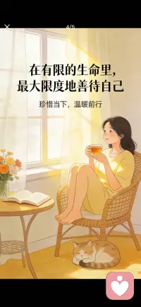 在无法重来的一生
请好好地善待自己配图