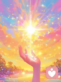 做你自己，成为自己的宇宙英雄🌌
🌟在这个梦幻般的世界中，你伸出手，捕捉那些从天而降的星辰，每一颗都蕴含着宇宙的无限智慧与治愈力量。
🌌星光在你周围闪烁，它们是宇宙对你独特存在的肯定，提醒你，你的内心有着无限的潜力和可能。
💫不要害怕展现真实的自己，因为在这个宇宙中，每个人都是独一无二的存在，你的每一个选择都是你个性的体现。
🌟每一次的触摸，都是对自我价值的肯定，让你在人生的旅途中，更加自信和坚定。
✨记住，做自己，就是最勇敢的事情。让星光引导你，找到属于自己的光芒和道路。配图