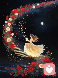 一路生花
每一朵绽放的花里，
都藏着一颗拒绝坠落的星。配图