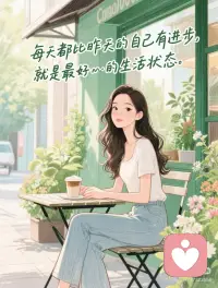 比昨天的自己有进步🔆就是最好状态配图
