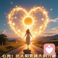 心光
太阳的光芒可以照亮世界，但有一种光，比太阳更炽热、更根本——那就是我们内心的“自性光明”。当这盏心灯被点亮，便能照破一切执着与阴霾。我们总是不自觉地想要证明自己，将自我的价值寄托于外界的认可之上。这些隐藏的执着，就像尘埃，遮蔽了心光。“此心光明”的第一步，就是亲手将这些尘埃拂去，让内心回归极致坦诚的本来面目。
一个人的眼睛，就是她内心的映照。眼里无光的人，内心往往堆积了太多东西——悔恨、伪装、算计、恐惧。这些沉重的负累，如同心灵的毒素，侵蚀着我们的能量。而真正滋养我们、让我们精力充沛的，是那些纯净、积极、坦荡的念头与行为。它们才是生命最好的养分。最终极的力量，源于极致的坦诚。对自己坦诚，便不再自我欺骗，看清真实的渴望与局限；对世界坦诚，便无需伪装，活得简单而强大。当一个人内心再无隐藏的角落，她便是通透的、完整的，也因此而无坚不摧。所以，请点燃你内在的光。那不是来自外界的赠予，而是你与生俱来的力量。扫除执着的尘埃，在每一个念头里修行，用坦诚喂养你的灵魂。当你的心光全然绽放，你本身，就是照亮自己道路的，那颗最亮的太阳。配图