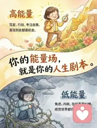 你的能量场就是你的人生剧本
#你的能量场就是你的人生剧本
你变了，你眼中的世界就变了
世界反馈你的方式也随之改变#正能量 #提高能量场 #你的人生属于你自己 #如何在生活中获取你的力量 #人的磁场很重要 #改变能量场配图