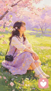 在春日花野，和自己待一会儿
阳光落在肩头，慢得刚好。
花与风都在轻声低语。
不用赶时间，只需要好好感受此刻。配图