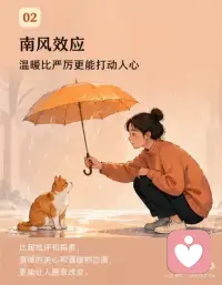 温暖比严厉更能打动人心配图