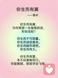 《你生而有翼》——鲁米配图