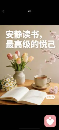安静读书是最高级的悦己
内心丰盈比什么都重要配图