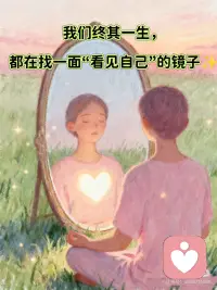 我们终其一生，都在找一面看见自己的镜子！
 
我们终其一生都在寻找的“价值确认”，从来不是靠别人的眼光，而是要自己给自己一面“看见美好的镜子”。
 
当你学会做自己的镜子，内在的力量才会真正觉醒，不再困在“需要被别人认可”的牢笼里。配图