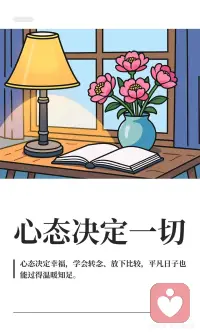 心态决定一切配图