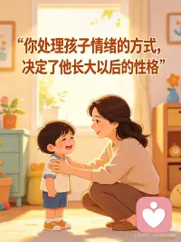 你处理孩子情绪的方式 决定了他长大以后的性格配图