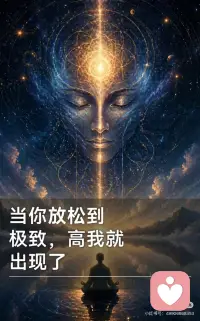 当你放松到极致时，高我就出现了
高我，简单说就是：你内在那个更智慧、平静、完整、和万物合一的自己。
 
- 小我
- 头脑主导：不停思考、评判、比较
- 恐惧驱动：怕失去、怕不被爱、怕失败
- 分离感：“我和别人不一样”“我不够好”
- 情绪波动：易怒、委屈、焦虑、内耗
- 时间感：困在过去（遗憾）或未来（担忧）
 
- 高我
- 直觉/智慧主导：安静、清晰、笃定
- 爱与平静驱动：无条件接纳、慈悲
- 合一感：“我们都是一体”，无分别心
- 情绪稳定：不被情绪卷走，能觉察情绪
 
高我，是你本来的样子——平静、智慧、完整、爱。
 
看见自己，就是看见高我；与高我连接，沟通自然通透、自由、无内耗。
#觉醒
#内在探索成长
#觉知力提升
#高能量
#能量疗愈
#冥想疗愈
#心理疗愈
#成长
#本自具足
#情绪配图
