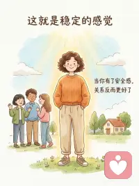 安全感来自内在配图