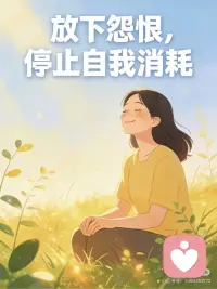停止自我消耗
这句话请你一定要记住：
如果你心怀怨恨，你就是那个手握燃烧煤炭的人。
你想烧伤别人，但最先流血、最疼的，是你自己。
恨意是一笔烂账，你每计较一天，就多付出一份快乐的利息。
别傻了，别再用别人的错误，来惩罚今天的自己。
把手张开！
把那份灼热的痛苦，连同过去的破事，一起扔掉！
你会发现，手腾出来了，心也就亮了。
装满感恩的人，眼里才看得到风景。
心怀温暖的人，日子才会发光。
从今天起，只取悦自己，不报复过往。
放下，是为了轻装上阵，拥抱美好。配图
