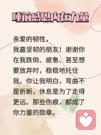 睡前感恩内在力量配图