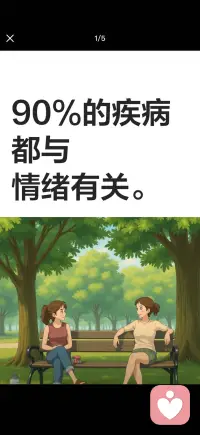 百分九十的疾病都与情绪有关配图