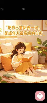 成年人最高级的自愈
把自己重新养一遍配图
