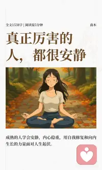 学会安静配图