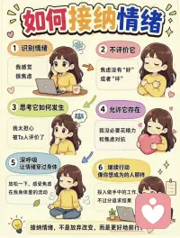 不是所有情绪都要被理解，但所有情绪都值得被接纳。你不需要为情绪找借口，只需为它腾出空间。快乐时大笑，难过时沉默，允许自己感受一切。生活本就充满起伏，接纳才是真正的自由。配图
