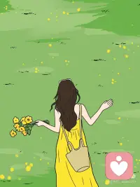 绿色和黄色的治愈力💚💛配图