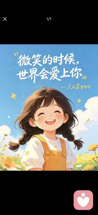 真正的富有 是发自内心的微笑配图