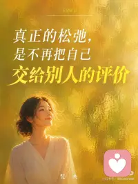 真正的松弛，是不再把自己交给别人的评价
心理练习 ：【评价归位练习】
目标：把“别人的评价”和“我的价值”分开，不再一被评价就立刻自我审判。
 
操作步骤（1分钟）：
1. 当你因为一句评价开始内耗时，写下三栏：
* 他说了什么？
* 我把它听成了什么？
* 这真的能定义我吗？
2. 只做一件事：把“事实评价”和“身份审判”分开。
 
核心价值：
* 看清让你崩的往往不是评价本身
* 而是你把评价翻译成了“我不够好”
* 从别人眼光里退回来
 
真相解密：
> 走出内耗，不是让所有人满意，而是不再把别人的一句话，当成自己的判决书。
 
---
 
心灵成长练习 ：【把自己还给自己】
目标：我可以听见评价，但不把自己交出去。
 
操作步骤（1分钟）：
1. 想起最近一句让你在意的评价。
2. 把手轻轻放在胸口，在心里说：
* 我听见了那句话。
* 但我不把自己交给那句话。
* 我先回到我这里。
3. 呼吸三次，感受自己还在这里，不需要马上证明或解释。
 
核心价值：
* 松动“别人怎么看我=我是谁”的旧模式
* 从外界评价回到内在位置
* 很短，但有强烈的稳定感和疗愈感
 
真相解密：
> 真正的松弛，不是没人评价你，而是你终于不再把自己交给评价。配图